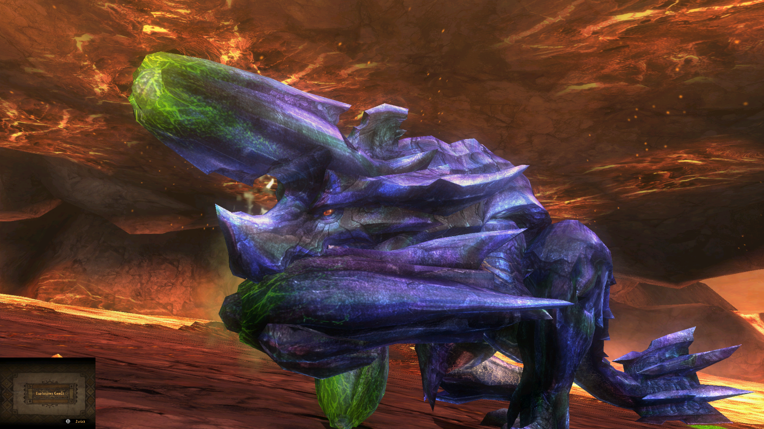 Brachydios in a volcanic area showing restored surface and slime texture detail.